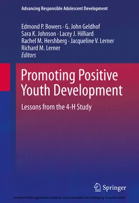 Bowers / Geldhof / Johnson |  Promoting Positive Youth Development | eBook | Sack Fachmedien