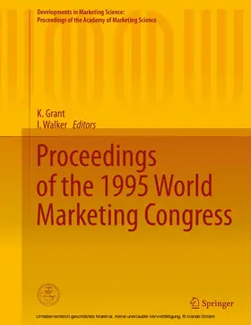 Grant / Walker |  Proceedings of the 1995 World Marketing Congress | eBook | Sack Fachmedien