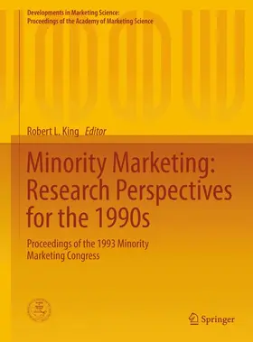King |  Minority Marketing: Research Perspectives for the 1990s | Buch |  Sack Fachmedien