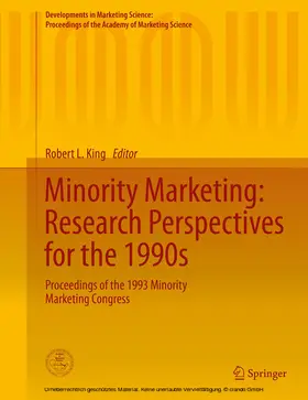 King |  Minority Marketing: Research Perspectives for the 1990s | eBook | Sack Fachmedien