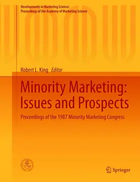 King |  Minority Marketing: Issues and Prospects | Buch |  Sack Fachmedien