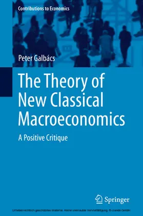Galbács | The Theory of New Classical Macroeconomics | E-Book | sack.de