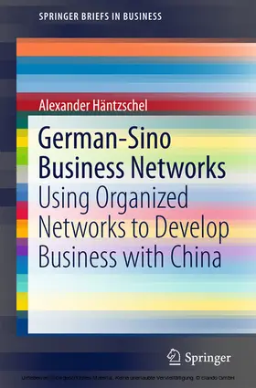 Häntzschel |  German-Sino Business Networks | eBook | Sack Fachmedien