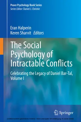 Halperin / Sharvit |  The Social Psychology of Intractable Conflicts | eBook | Sack Fachmedien