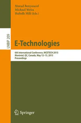 Benyoucef / Weiss / Mili | E-Technologies | E-Book | sack.de