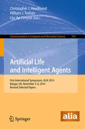 Headleand / Teahan / Ap Cenydd | Artificial Life and Intelligent Agents | E-Book | sack.de
