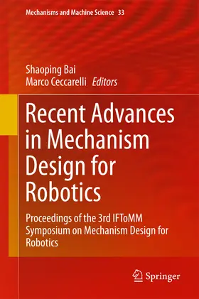 Bai / Ceccarelli | Recent Advances in Mechanism Design for Robotics | E-Book | sack.de