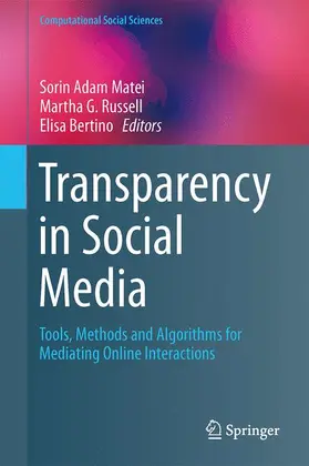 Matei / Bertino / Russell |  Transparency in Social Media | Buch |  Sack Fachmedien