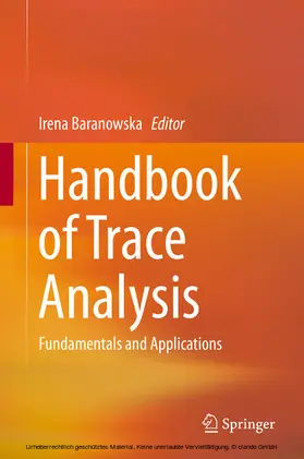 Baranowska | Handbook of Trace Analysis | E-Book | sack.de