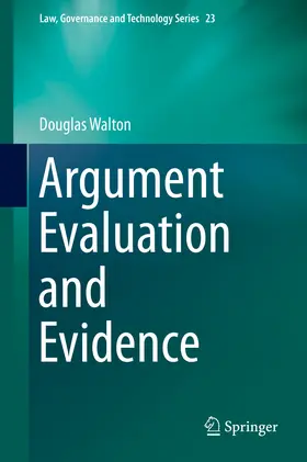 Walton |  Argument Evaluation and Evidence | eBook | Sack Fachmedien
