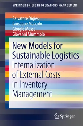 Digiesi / Mascolo / Mossa |  New Models for Sustainable Logistics | eBook | Sack Fachmedien