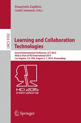 Ioannou / Zaphiris |  Learning and Collaboration Technologies | Buch |  Sack Fachmedien