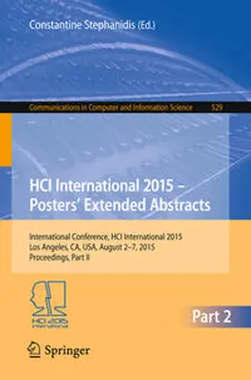Stephanidis | HCI International 2015 - Posters’ Extended Abstracts | E-Book | sack.de