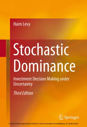Levy | Stochastic Dominance | E-Book | sack.de
