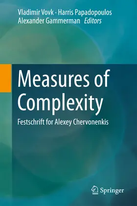 Vovk / Papadopoulos / Gammerman |  Measures of Complexity | eBook | Sack Fachmedien