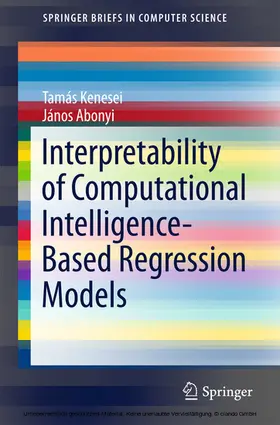 Kenesei / Abonyi | Interpretability of Computational Intelligence-Based Regression Models | E-Book | sack.de