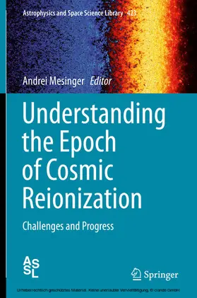 Mesinger | Understanding the Epoch of Cosmic Reionization | E-Book | sack.de