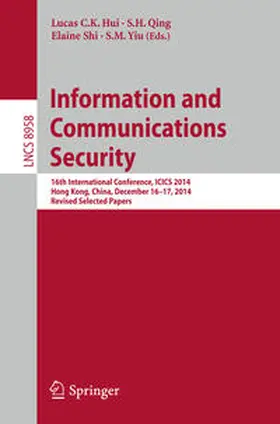Hui / Qing / Shi | Information and Communications Security | E-Book | sack.de