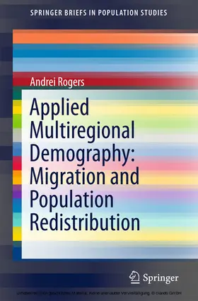 Rogers |  Applied Multiregional Demography: Migration and Population Redistribution | eBook | Sack Fachmedien
