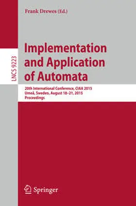 Drewes | Implementation and Application of Automata | E-Book | sack.de