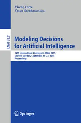 Torra / Narukawa |  Modeling Decisions for Artificial Intelligence | Buch |  Sack Fachmedien