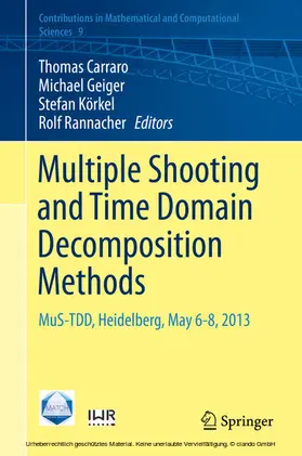 Carraro / Geiger / Körkel |  Multiple Shooting and Time Domain Decomposition Methods | eBook | Sack Fachmedien