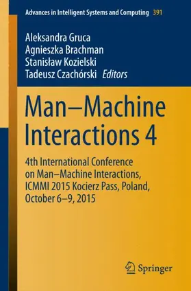 Gruca / Czachórski / Brachman |  Man-Machine Interactions 4 | Buch |  Sack Fachmedien