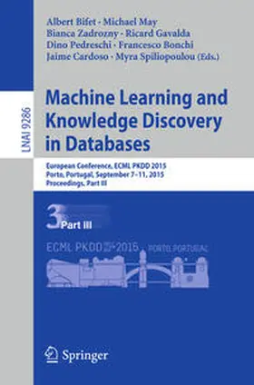 Bifet / May / Zadrozny | Machine Learning and Knowledge Discovery in Databases | E-Book | sack.de