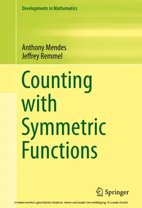 Mendes / Remmel | Counting with Symmetric Functions | E-Book | sack.de