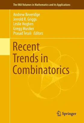 Beveridge / Griggs / Tetali |  Recent Trends in Combinatorics | Buch |  Sack Fachmedien
