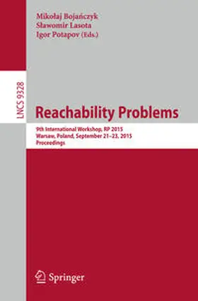 Bojanczyk / Lasota / Potapov |  Reachability Problems | eBook | Sack Fachmedien