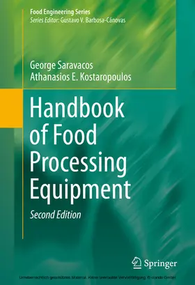 Saravacos / Kostaropoulos |  Handbook of Food Processing Equipment | eBook | Sack Fachmedien