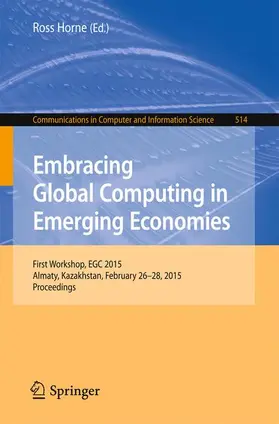 Horne |  Embracing Global Computing in Emerging Economies | Buch |  Sack Fachmedien