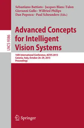 Battiato / Blanc-Talon / Gallo | Advanced Concepts for Intelligent Vision Systems | E-Book | sack.de
