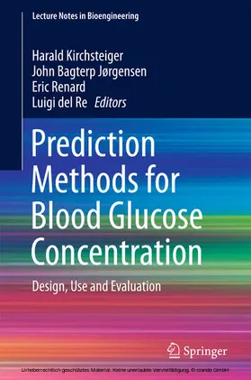 Kirchsteiger / Jørgensen / Renard |  Prediction Methods for Blood Glucose Concentration | eBook | Sack Fachmedien