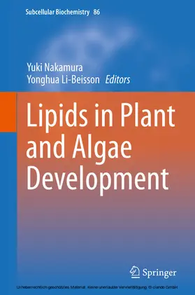 Nakamura / Li-Beisson |  Lipids in Plant and Algae Development | eBook | Sack Fachmedien