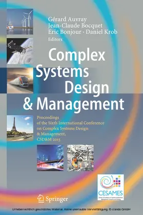 Auvray / Bocquet / Bonjour | Complex Systems Design & Management | E-Book | sack.de