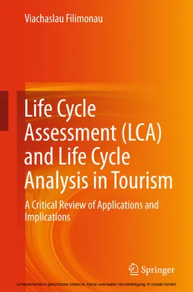 Filimonau | Life Cycle Assessment (LCA) and Life Cycle Analysis in Tourism | E-Book | sack.de