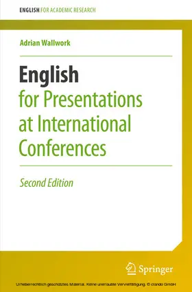 Wallwork | English for Presentations at International Conferences | E-Book | sack.de