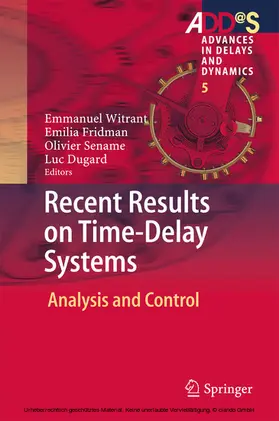 Witrant / Fridman / Sename |  Recent Results on Time-Delay Systems | eBook | Sack Fachmedien