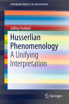 Yoshimi |  Husserlian Phenomenology | eBook | Sack Fachmedien