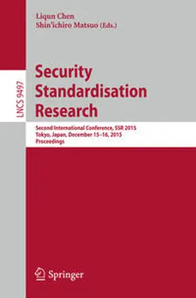 Chen / Matsuo |  Security Standardisation Research | eBook | Sack Fachmedien