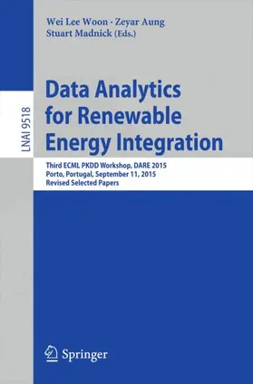 Woon / Madnick / Aung |  Data Analytics for Renewable Energy Integration | Buch |  Sack Fachmedien