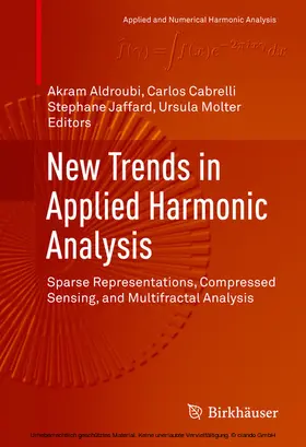 Aldroubi / Cabrelli / Jaffard | New Trends in Applied Harmonic Analysis | E-Book | sack.de