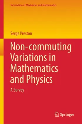 Preston |  Non-commuting Variations in Mathematics and Physics | Buch |  Sack Fachmedien