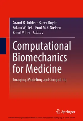 Joldes / Doyle / Wittek |  Computational Biomechanics for Medicine | eBook | Sack Fachmedien