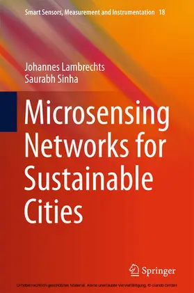 Lambrechts / Sinha |  Microsensing Networks for Sustainable Cities | eBook | Sack Fachmedien