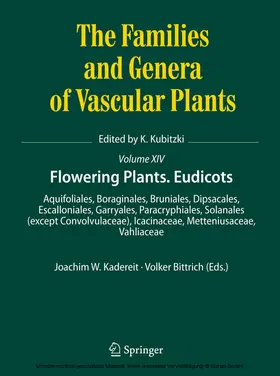 Kadereit / Bittrich |  Flowering Plants. Eudicots | eBook | Sack Fachmedien