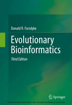 Forsdyke |  Evolutionary Bioinformatics | eBook | Sack Fachmedien