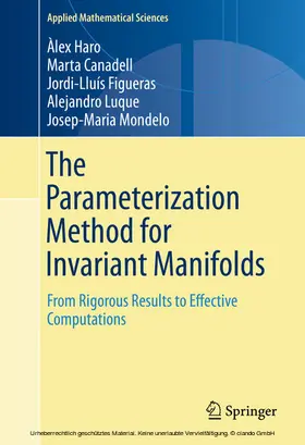 Haro / Canadell / Figueras | The Parameterization Method for Invariant Manifolds | E-Book | sack.de